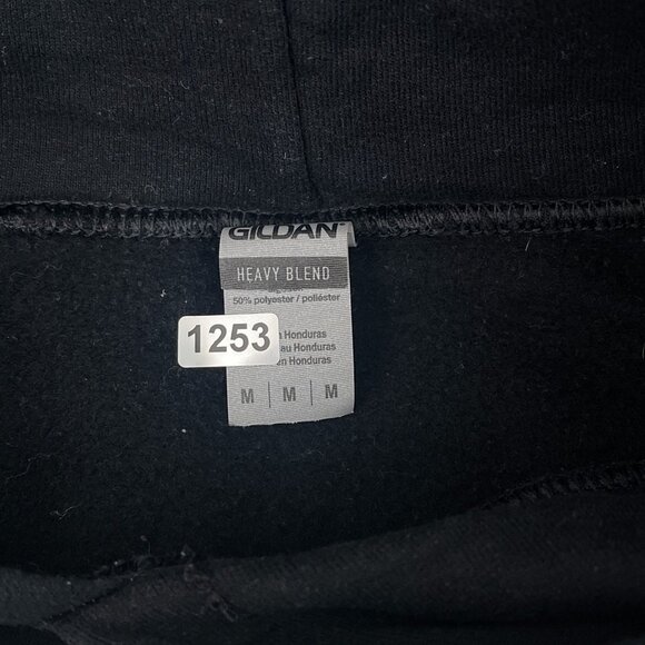 Heavy Blend "We Slidin" Graphic Pullover Hoodie Sweatshirt Black Gildan Womens M - Picture 5 of 9